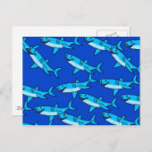 Shark Wallpaper Briefkaart (Voorkant / Achterkant)