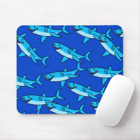 Shark Wallpaper Muismat (Met muis)