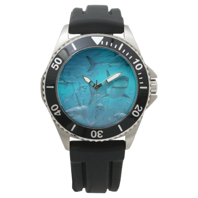 shark watch horloge (Voorkant)