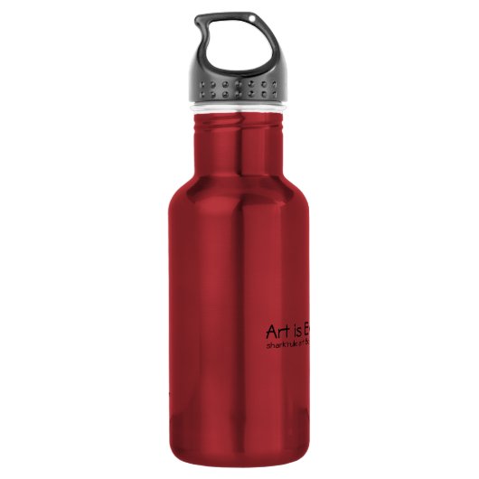 Shark Water Fles (Achterkant)