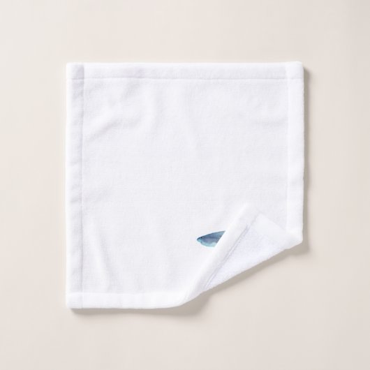 Shark Waterverf Painting Pattern Badhanddoek Set Bad Handdoek (Wasdoekje)