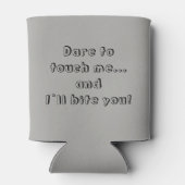 Shark Waterverf Roze Paarse illustratie Blikjeskoeler (Achterkant)