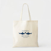 Shark Wedding Canvas tas (Voorkant)