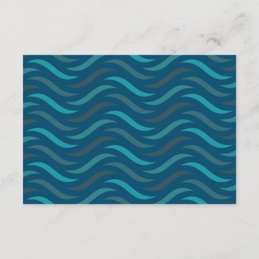 Shark Wedding RSVP Enclosure Card Informatiekaartje (Achterkant)