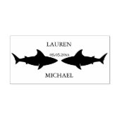 Shark Wedding Rubberstempel (Afrduk)