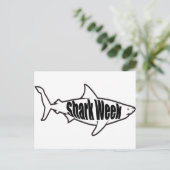 Shark Week Briefkaart (Staand voorkant)
