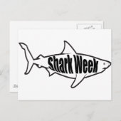 Shark Week Briefkaart (Voorkant / Achterkant)