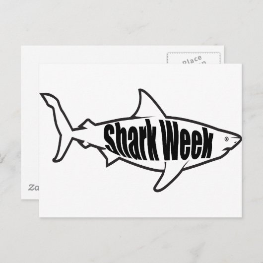 Shark Week Briefkaart (Voorkant / Achterkant)