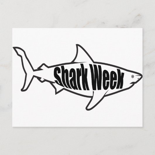 Shark Week Briefkaart (Voorkant)