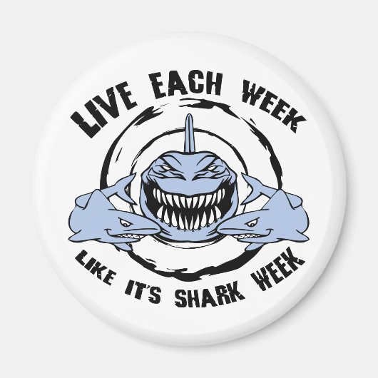 Shark Week Magneet (Voorkant)