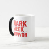 Shark Week Overlever Magische Mok (Voorkant links)