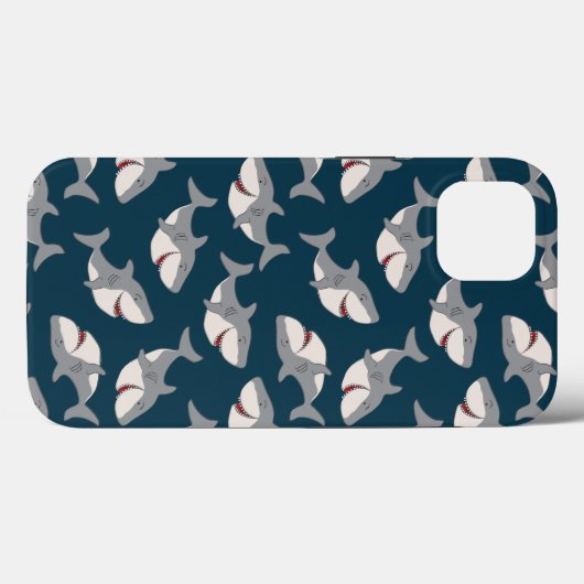 Shark Week Pattern Iphone Case Hoesje (Achterkant (horizontaal))