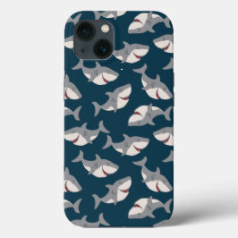 Shark Week Pattern Iphone Case Hoesje