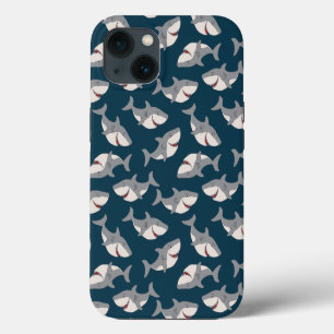 Shark Week Pattern Iphone Case Hoesje iPhone 13 Hoesje