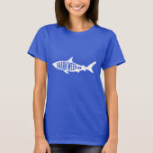 Shark Week Sharks Lover Gifts Typography Art T-shirt (Voorkant)