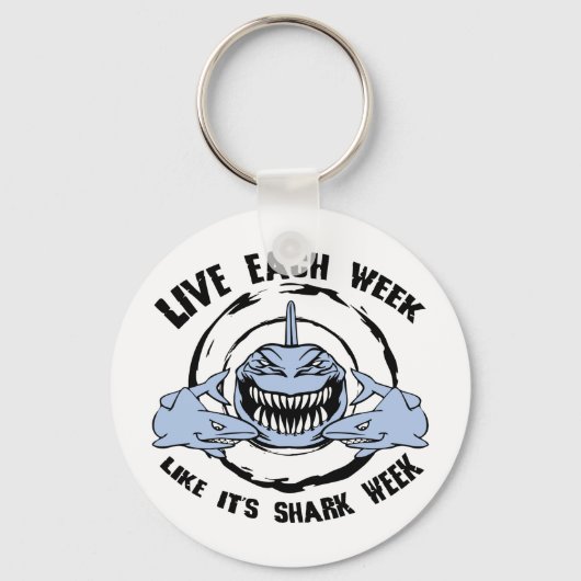 Shark Week Sleutelhanger (Voorkant)