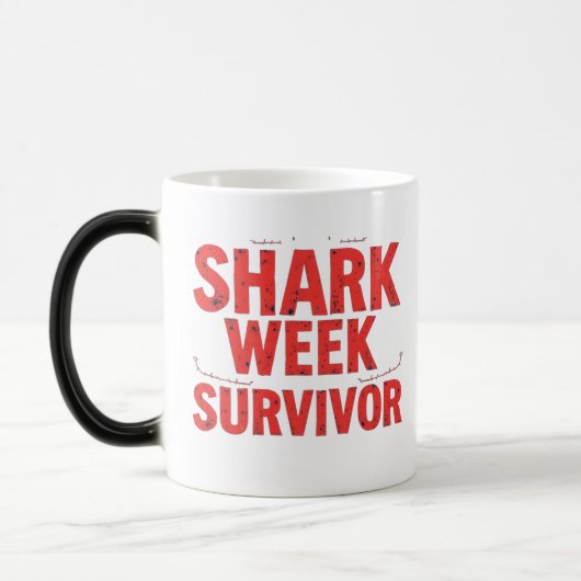 Shark Week Survivor Magische Mok (Links)