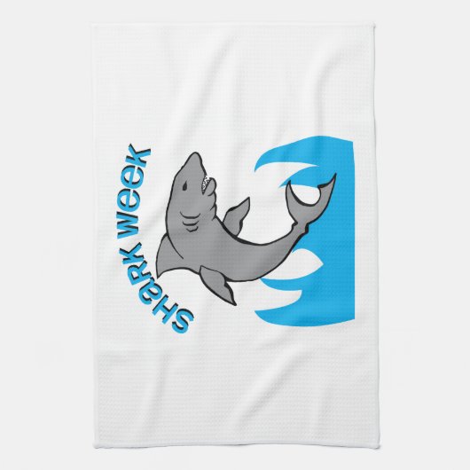 Shark Week Theedoek (Verticaal)