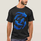 Shark Whale Pattern T Shirt (Voorkant)