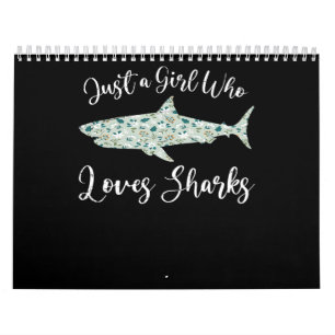 Shark Whale Zoo Keeper Girls Vrouwen Gift Ocean Kalender