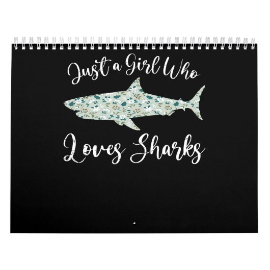 Shark Whale Zoo Keeper Girls Vrouwen Gift Ocean Kalender (Hoes)