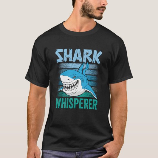 Shark Whisperer Animal Sharks Teeth T-shirt (Voorkant)