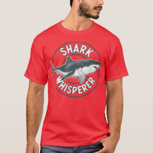 Shark Whisperer Apparel Great White SharkFunny Sha T-shirt