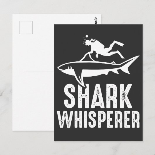 Shark Whisperer Scuba Diving Ocean Diver Briefkaart (Voorkant / Achterkant)