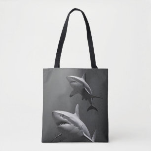 Shark Wildlife Majestic Natuur Life Wallpaper Tote Bag