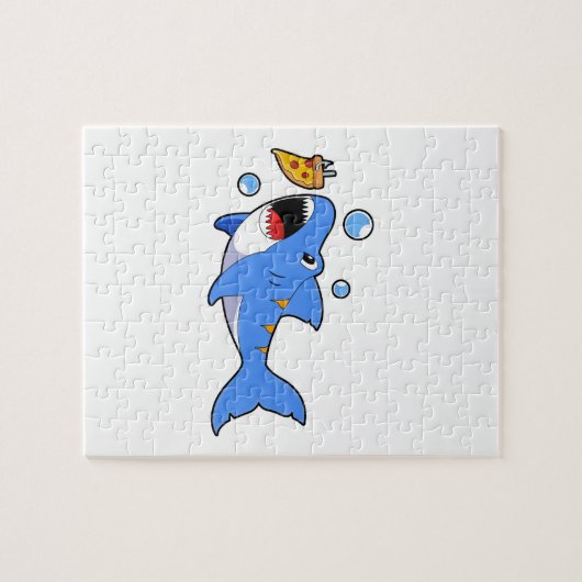 Shark with Pizza as Bait Legpuzzel (Horizontaal)