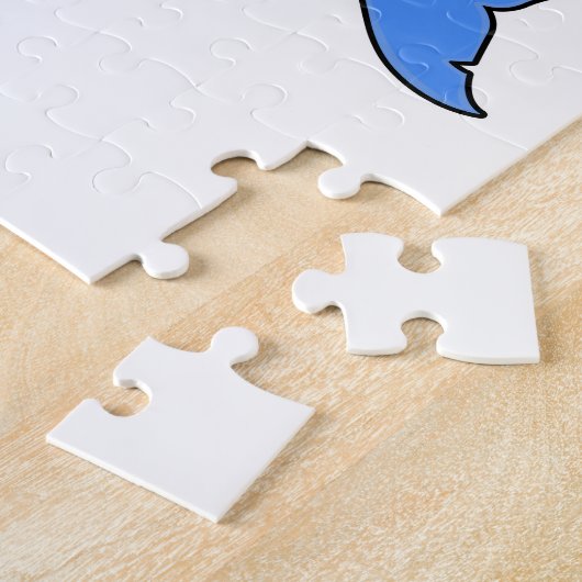 Shark with Pizza as Bait Legpuzzel (Zijkant)