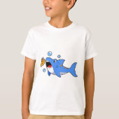 Shark with Pizza as Bait T-shirt (Voorkant)