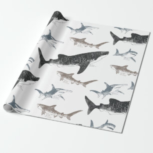 Shark Wrapping-papier Cadeaupapier