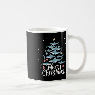 Shark Xmas Tree Sharks Kerstboom Vrolijke Dogma's Koffiemok