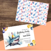 Shark Zee Life Aquarium verjaardagsfeestje Kaart