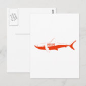 Shark, zo knuffel me. briefkaart (Voorkant / Achterkant)