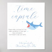 Shark Zomer Party Pool en Verjaardag Tijd Capsule Poster (Voorkant)