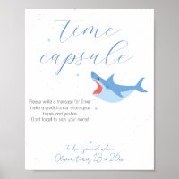 Shark Zomer Party Pool en Verjaardag Tijd Capsule