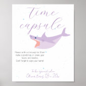 Shark Zomer Party Pool en Verjaardag Tijd Capsule Poster (Voorkant)