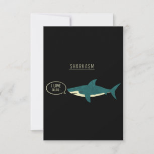 Sharkasm Classic Notitiekaartje