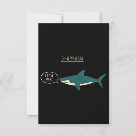Sharkasm Classic Notitiekaartje (Voorkant)