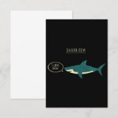 Sharkasm Classic Notitiekaartje (Voorkant / Achterkant)