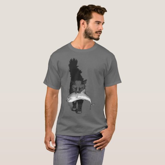 SharkCat vrienden T-shirt (Voorkant volledig)