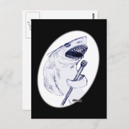 Sharkey Finatra Briefkaart (Voorkant / Achterkant)