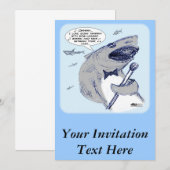 Sharkey Finatra Swimmin' Kaart (Voorkant / Achterkant)