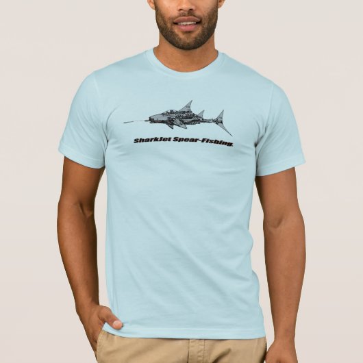 SharkJet SpearFishing T-shirt (Voorkant)