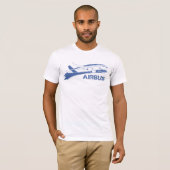 Sharklet Airbus 320 T-shirt (Voorkant volledig)