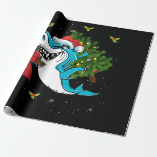 Sharkmas kerstkerstkerstkerstkerstkerstboom cadeaupapier