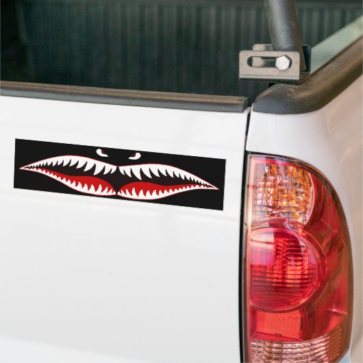 Sharkmouth Bumpersticker (Op Truck)