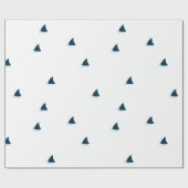 Sharks-aandacht! verpakkingspapier cadeaupapier (Vlak)